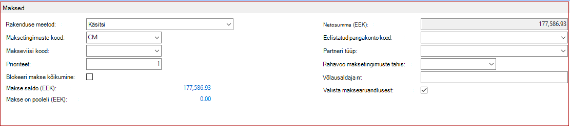Kindlate hankijate välistamine aruandest