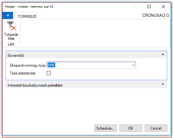 Käivitage funktsioon Create File
