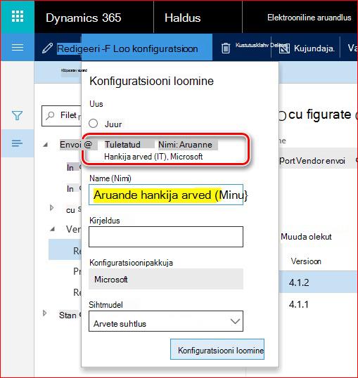 Sellel pildil on näidatud, kuidas GER konfiguratsioone alla laadida ja häälestada.