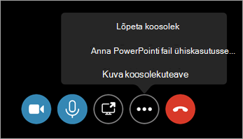 Käsk Lõpeta koosolek