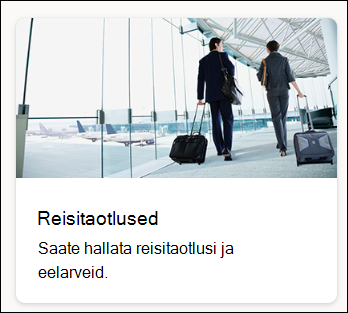 Loendimalli reisitaotluse kuvatõmmis