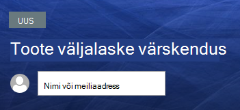 Tiitli kohal kuvatav tekst