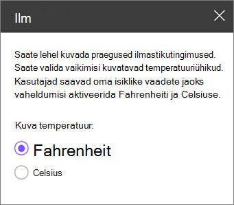 Ilmateadete tööriistapaan
