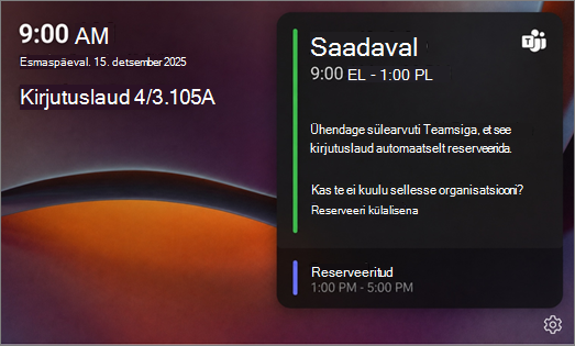 desk hub available screen