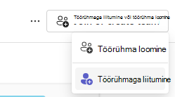 töörühmaga liitumine