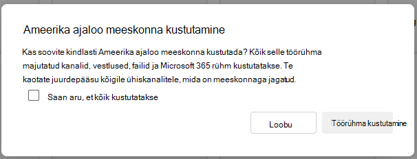 meeskonna dialoog