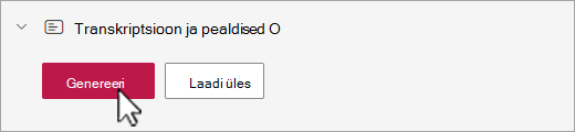 Stream nupp Loo pealdis