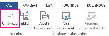 Ümbrike printimine