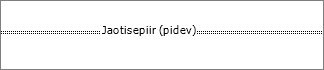 Jaotisepiir