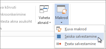 Käsk Seiska salvestamine