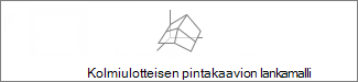 Kolmiulotteinen pintakaavio (lankamalli)