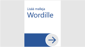 Lisää Word-malleja