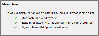 Ohjatun Uusi tili -toiminnon kolmas sivu
