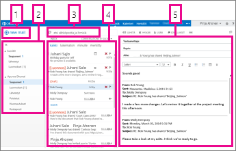 Sähköposti Outlook Web Appissa