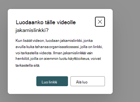 luo jakamislinkki