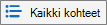 Luettelot Näkymän asetukset -kuvake