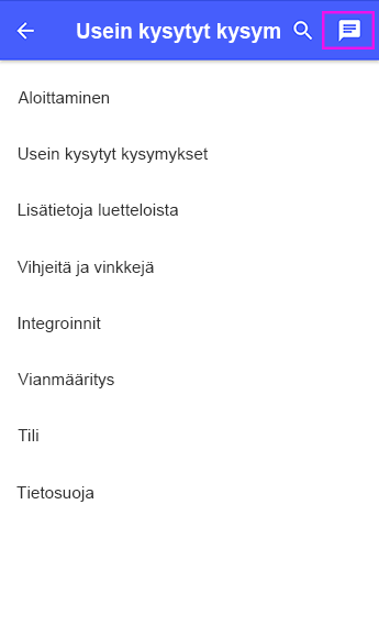 tukeen Ota yhteyttä tukeen