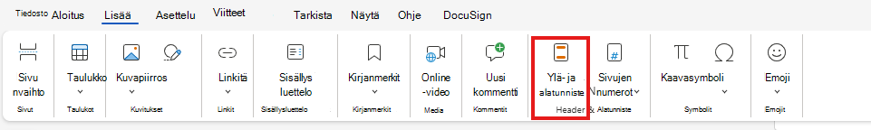 Kirjoita H&F valintanauhasta
