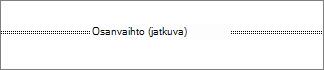 Miltä osanvaihto näyttää