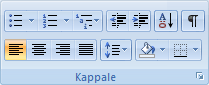 Word valintanauhan kuva
