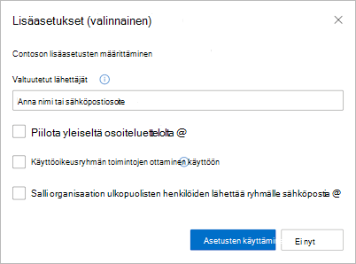 Lisäasetusten kuva
