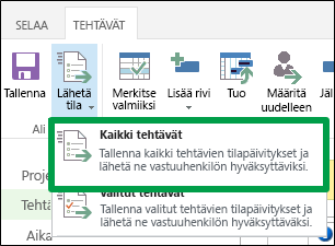 Kaikki tehtävät