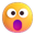 3D-emoji yllätysreaktio