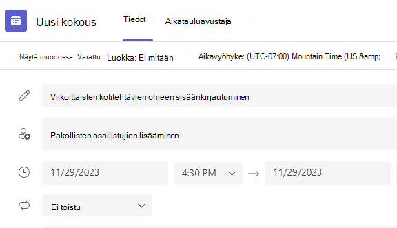 uusi kokous