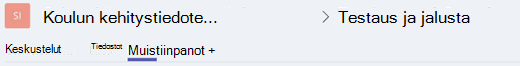 Välilehdet