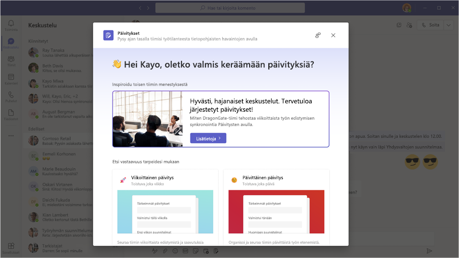 Chat1:n päivitysten kuva