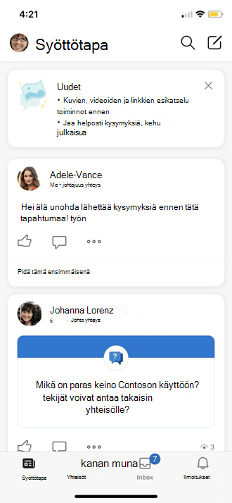 Näytä mobiilisyöte