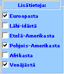 Esimerkki ActiveX-valintaruutukomponentista