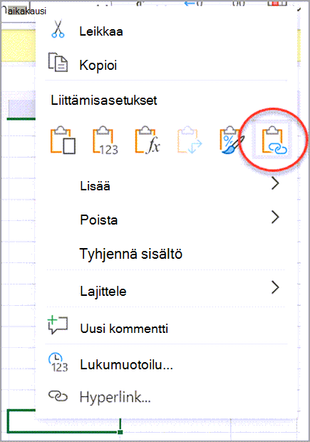 Näyttökuva työkirjan linkin luomisesta yhden version two.png