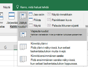 Vapauta ruudut