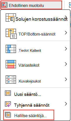 Sääntöjen hallinta