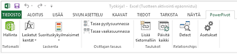 PowerPivot-valintanauha