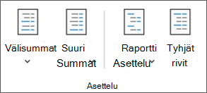 Excelin valintanauhan kuva