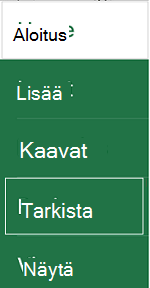 Valitse Tarkista