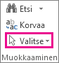 Valitseminen Muokkaaminen-ryhmästä