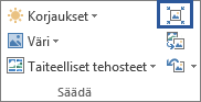 Pakkaa kuvat -kuvake ilman selitettä