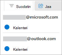 Valitse valintanauhasta Jaa kalenteri