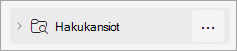 Näyttökuva hakukansioista