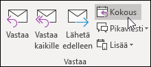 Vastaa kokouksella