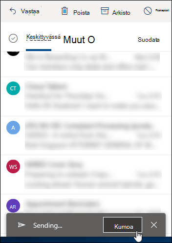 Kumoa lähetys