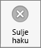 Sulje haku -painike