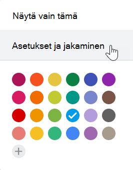 Valitse Asetukset Google-kalenterista.