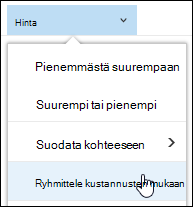 Tiedostokirjastoryhmä näkymän mukaan Office 365