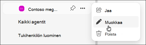 näyttökuva bizchatin muokkausagentista