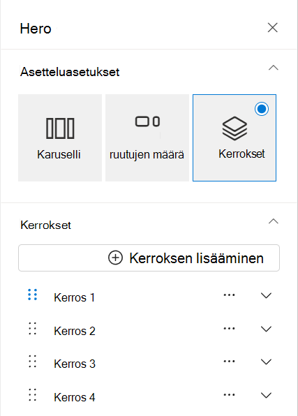 uudet kerrokset