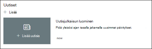 Uutiset-verkko-osan esikatselu.
